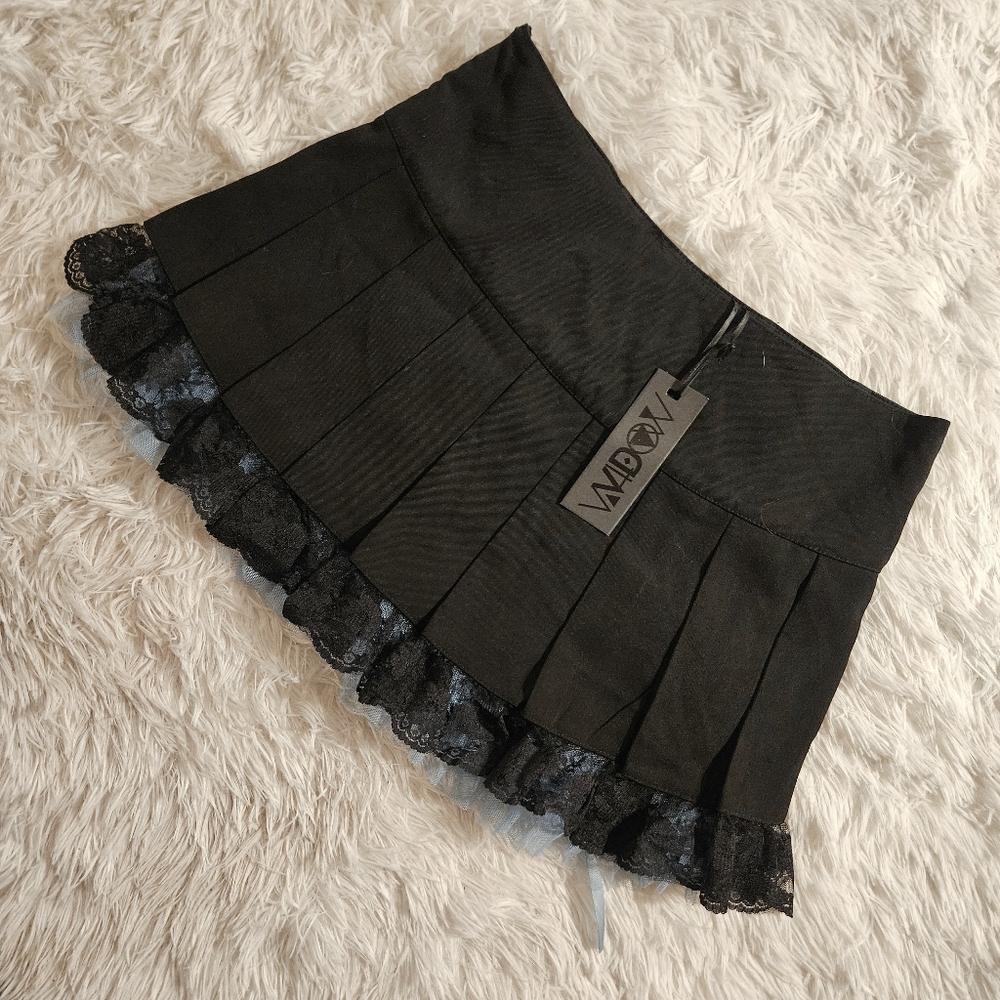 Widow: Sky Song Of Sadness Pleated Skirt, Size Small, BNWT, Dolls Kill - Picture 7 of 7